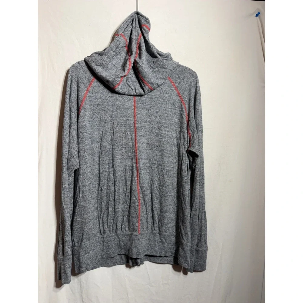 Nike Georgia Bulldogs Full Zip Hoodie Womens XL Grey Red Stitching NCAA Fan Gear